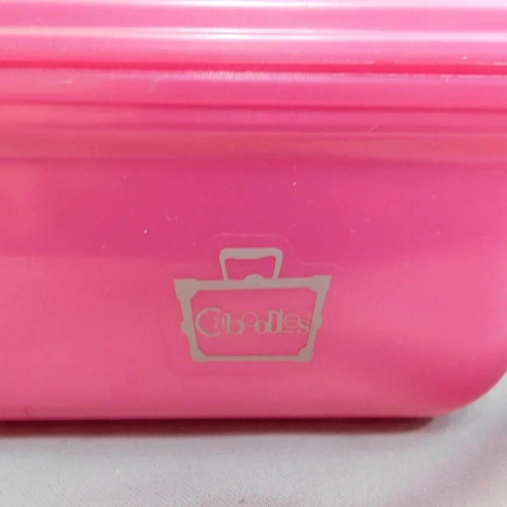 COPY - Caboodle Hot Pink Plastic Your Own Style Closure Inside Mirror Minor Scr…
